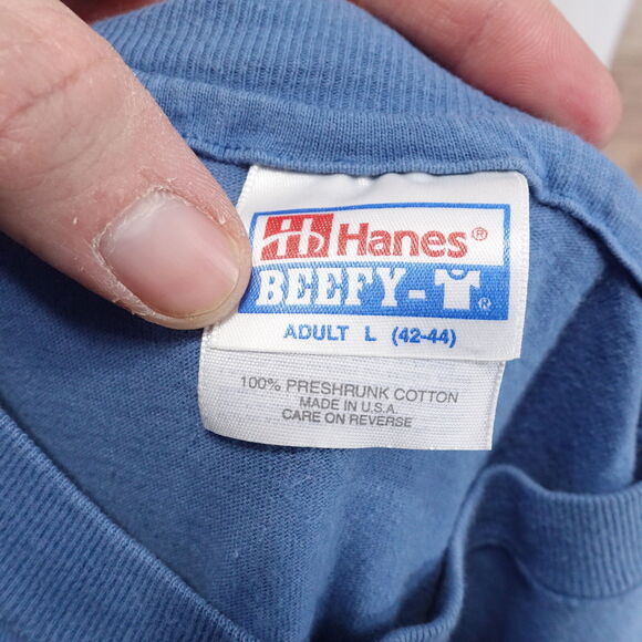 VINTAGE LIGHTHOUSES OF NORTH CAROLINA USA MADE SINGLE STITCH TRAVEL TSHIRT SZ L - Picture 8 of 8